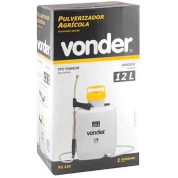 PULVERIZADOR AGRÍCULA 12L PU120 - 6240000120 VONDER PULVERIZADOR AGRÍCULA 12L PU120 - 6240000120 VONDER
