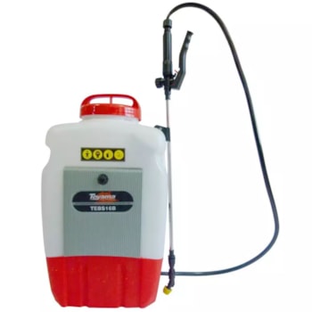 PULVERIZADOR COSTAL À BATERIA TAQUE 16L - TEBS16B TOYAMA PULVERIZADOR COSTAL À BATERIA TAQUE 16L - TEBS16B TOYAMA