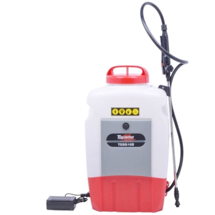 PULVERIZADOR COSTAL À BATERIA TAQUE 16L - TEBS16B TOYAMA PULVERIZADOR COSTAL À BATERIA TAQUE 16L - TEBS16B TOYAMA