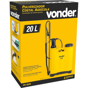 PULVERIZADOR COSTAL AGRÍCULA 20L - PC020 VONDER