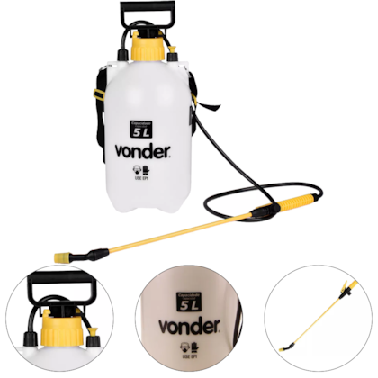 PULVERIZADOR LATERAL COM COMPRESSÃO PRÉVIA 5L PL005 - 6240005000 VONDER PULVERIZADOR LATERAL COM COMPRESSÃO PRÉVIA 5L PL005 - 6240005000 VONDER