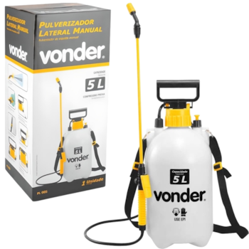 PULVERIZADOR LATERAL COM COMPRESSÃO PRÉVIA 5L PL005 - 6240005000 VONDER PULVERIZADOR LATERAL COM COMPRESSÃO PRÉVIA 5L PL005 - 6240005000 VONDER
