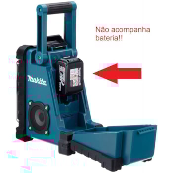 RADIO A BATERIA PROFISSIONAL AM/FM BMR102-220V MAKITA Voltagem:220V