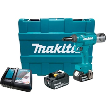 REBITADOR A BATERIA 18V 2.4 A 4.8MM - DRV150RFE MAKITA REBITADOR A BATERIA 18V 2.4 A 4.8MM - DRV150RFE MAKITA