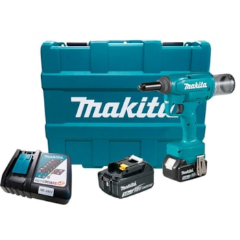 REBITADOR A BATERIA 18V 4.8 A 6.4MM - DRV250RFE MAKITA