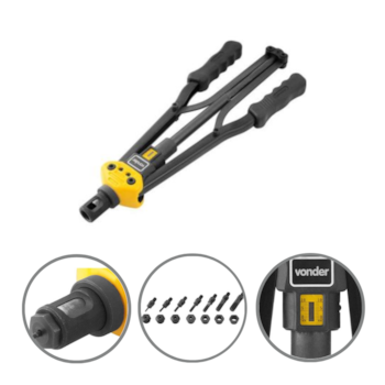 REBITADOR MANUAL ALAVANCA ROSCA M3-M12 RR312 - 3581000312 VONDER REBITADOR MANUAL ALAVANCA ROSCA M3-M12 RR312 - 3581000312 VONDER