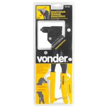 REBITADOR MANUAL TIPO ALICATE CABEÇA GIRATÓRIA - 3581200000 VONDER REBITADOR MANUAL TIPO ALICATE CABEÇA GIRATÓRIA - 3581200000 VONDER