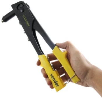 REBITADOR MANUAL TIPO ALICATE COM 4 BICOS - 3581244800 VONDER REBITADOR MANUAL TIPO ALICATE COM 4 BICOS - 3581244800 VONDER