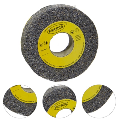 REBOLO MOTO ESMERIL GRÃO 36 - 500003 FANABRA REBOLO MOTO ESMERIL GRÃO 36 - 500003 FANABRA