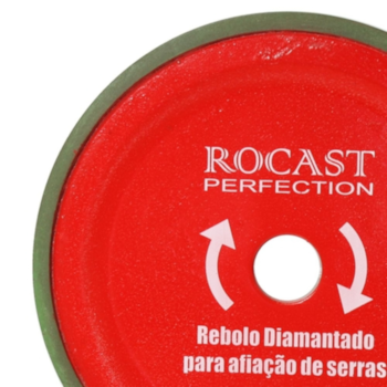 REBOLO P/ AFIAÇÃO DE SERRAS MD 150 X 5 X 1,5MM - 178,0001 ROCAST REBOLO P/ AFIAÇÃO DE SERRAS MD 150 X 5 X 1,5MM - 178,0001 ROCAST
