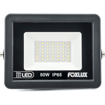 REFLETOR LED 50W 6500K PRETO BIVOLT FX - LED38.22 FOXLUX REFLETOR LED 50W 6500K PRETO BIVOLT FX - LED38.22 FOXLUX