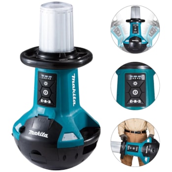 REFLETOR PARA AREA DE TRABALHO A BATERIA - DML810 MAKITA