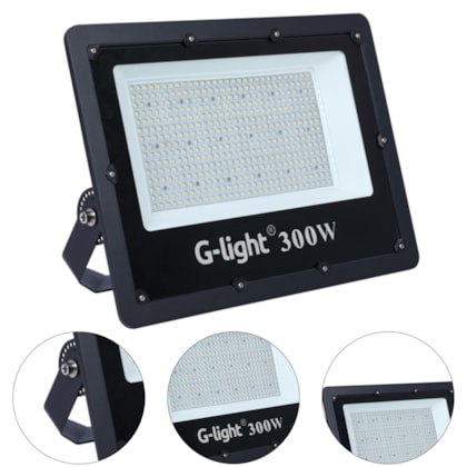 REFLETOR SLIM LED 300W 6500K 34500 LUMENS AUTOVOLT - 200.58.0209-0 G-LIGHT REFLETOR SLIM LED 300W 6500K 34500 LUMENS AUTOVOLT - 200.58.0209-0 G-LIGHT