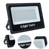 REFLETOR SLIM LED 500W 6500K 57500 LUMENS AUTOVOLT - 200.58.0219-0 G-LIGHT REFLETOR SLIM LED 500W 6500K 57500 LUMENS AUTOVOLT - 200.58.0219-0 G-LIGHT