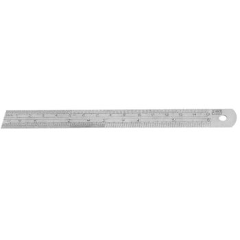 RÉGUA ESCALA DE AÇO INOX 15CM - 112,0001 ZAAS RÉGUA ESCALA DE AÇO INOX 15CM - 112,0001 ZAAS