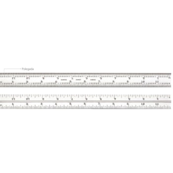 RÉGUA P/ ESQUADRO COMBINADO 600MM GRAD. 0,5-1,0MM - CB600-35 STARRETT