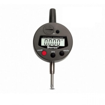 RELÓGIO COMPARADOR DIGITAL BÁSICO 58X12,5X0,01MM 0,0005" - 3600M-5 STARRETT RELÓGIO COMPARADOR DIGITAL BÁSICO 58X12,5X0,01MM 0,0005" - 3600M-5 STARRETT