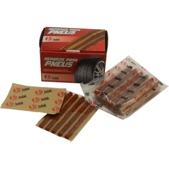 REPARO TIRESEAL-N 6 X 100MM CARTELA COM 5 UNID - 821060 JEDAL REPARO TIRESEAL-N 6 X 100MM CARTELA COM 5 UNID - 821060 JEDAL