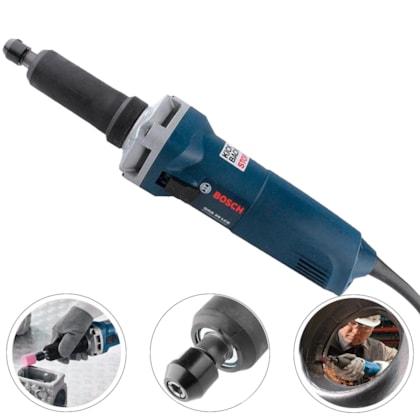 RETIFICADEIRA 650W COM PINÇA DE 1/4" 1221 GGS 28 LCE 220V - 06012211E0000 BOSCH