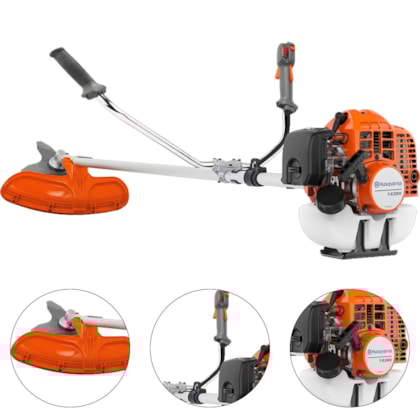 ROÇADEIRA À GASOLINA 41,5CC 2,01HP 143R II - 967332904BR HUSQVARNA ROÇADEIRA À GASOLINA 41,5CC 2,01HP 143R II - 967332904BR HUSQVARNA