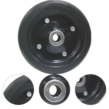 RODA DE BORRACHA MACIÇA 9" COM ROLETE 7/8" PREMIUM R.92.PM.R - 41190001190000003596 COLSON RODA DE BORRACHA MACIÇA 9" COM ROLETE 7/8" PREMIUM R.92.PM.R - 41190001190000003596 COLSON