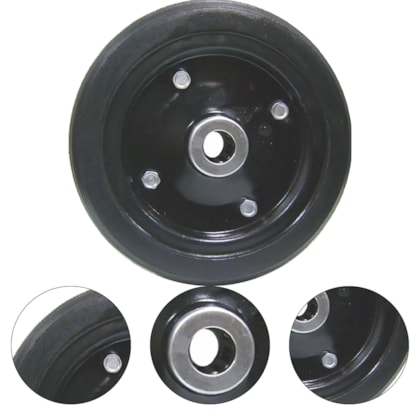 RODA DE BORRACHA MACIÇA 9" COM ROLETE 7/8" PREMIUM R.92.PM.R - 41190001190000003596 COLSON RODA DE BORRACHA MACIÇA 9" COM ROLETE 7/8" PREMIUM R.92.PM.R - 41190001190000003596 COLSON