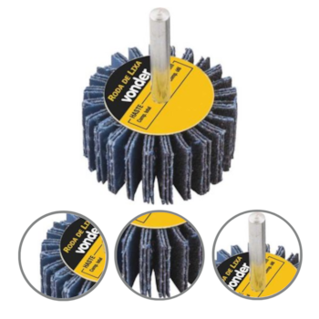 RODA DE LIXA  30 X 20MM C/ HASTE G100 - 1271302100 VONDER RODA DE LIXA  30 X 20MM C/ HASTE G100 - 1271302100 VONDER