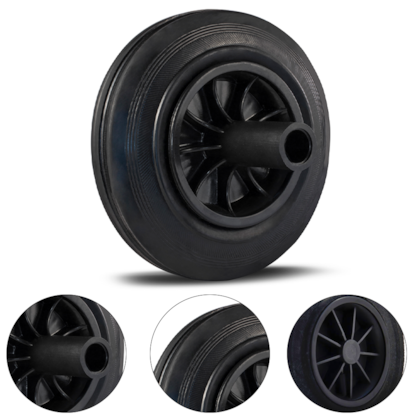 RODA ECOLINEA BORRACHA PRETA 8" R 82 BN PP - 41180001340700002340 COLSON RODA ECOLINEA BORRACHA PRETA 8" R 82 BN PP - 41180001340700002340 COLSON