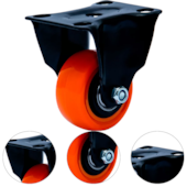 RODIZIO FIXO 1.5/8" BLACK AMARELO PVC FLPB 1.5/8 BPAE - 43020620000500006234 COLSON RODIZIO FIXO 1.5/8" BLACK AMARELO PVC FLPB 1.5/8 BPAE - 43020620000500006234 COLSON