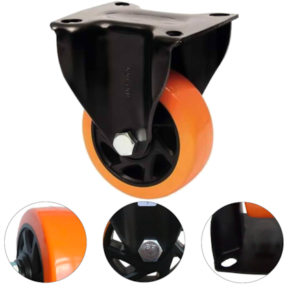 RODÍZIO FIXO 4" SÉRIE 14 BLACK FLPB 414 PU E - 43121342330500004808 COLSON RODÍZIO FIXO 4" SÉRIE 14 BLACK FLPB 414 PU E - 43121342330500004808 COLSON