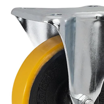 RODIZIO FIXO 5" X 1.1/2" RODA DE FERRO PU FLP514PFE (2320) 300KG - COLSON
