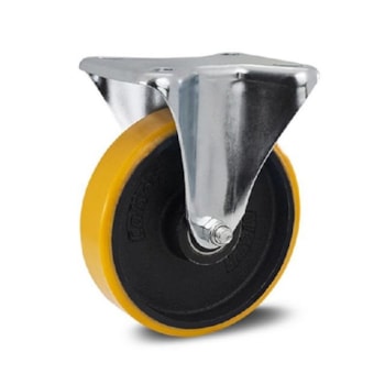 RODIZIO FIXO 5" X 1.1/2" RODA DE FERRO PU FLP514PFE (2320) 300KG - COLSON