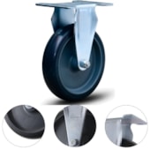 RODÍZIO FIXO COM PLACA 5" COM PLACA RODA FLP 512 BP - 33090690330400002516 COLSON RODÍZIO FIXO COM PLACA 5" COM PLACA RODA FLP 512 BP - 33090690330400002516 COLSON