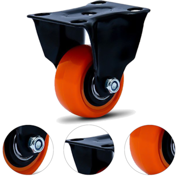 RODÍZIO FIXO SÉRIE 210 2" X 1" BLACK PVC AMARELO FLPB 210 BPA E 50KG - 43040620000500006237 COLSON RODÍZIO FIXO SÉRIE 210 2" X 1" BLACK PVC AMARELO FLPB 210 BPA E 50KG - 43040620000500006237 COLSON