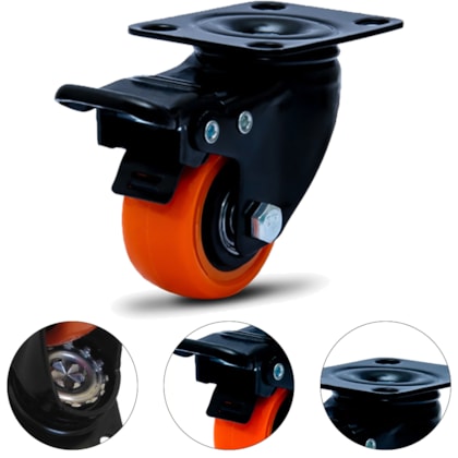 RODÍZIO GIRATÓRIO 1.5/8" COM FREIO GLPBF 1.5/8 BPA E - 43020190000500006235 COLSON RODÍZIO GIRATÓRIO 1.5/8" COM FREIO GLPBF 1.5/8 BPA E - 43020190000500006235 COLSON
