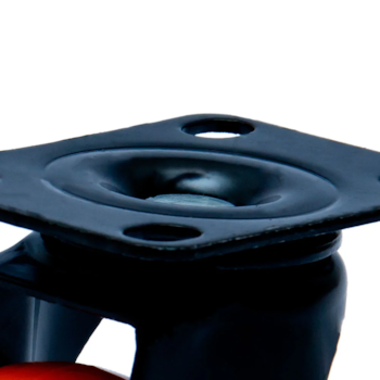 RODIZIO GIRATORIO 2" X 1" BLACK PVC AMARELO GLPB210BPAE (6236) 50KG - COLSON