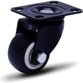 RODIZIO GIRATORIO 2" X1" BLACK PVC PRETO GLPB210BPE (6048) 50KG - COLSON