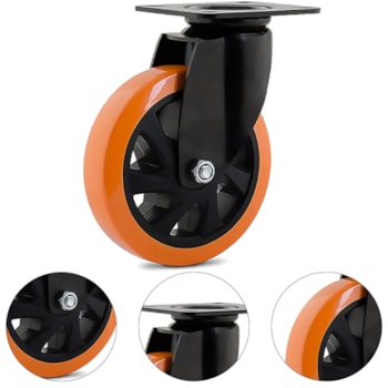RODÍZIO GIRATÓRIO 6" SÉRIE 14 BLACK GLPB 614 PU E - 43141312330500004795 COLSON RODÍZIO GIRATÓRIO 6" SÉRIE 14 BLACK GLPB 614 PU E - 43141312330500004795 COLSON