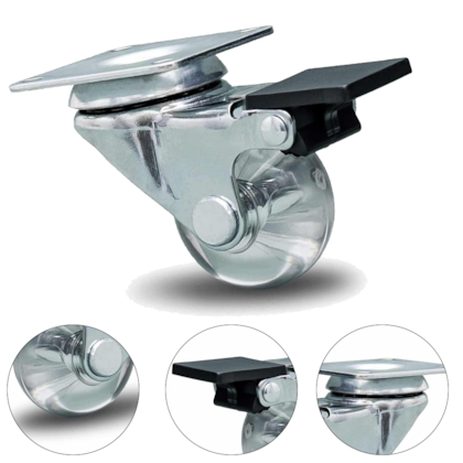 RODÍZIO GIRATÓRIO COM FREIO 1.3/8" RODA GEL-CRISTAL GLPF 1.3/8 PVC FP - 43020320332400003905 COLSON RODÍZIO GIRATÓRIO COM FREIO 1.3/8" RODA GEL-CRISTAL GLPF 1.3/8 PVC FP - 43020320332400003905 COLSON