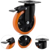 RODÍZIO GIRATÓRIO COM FREIO 5" SÉRIE 14 BLACK GLPBF 514 PU E - 43131332330500004800 COLSON RODÍZIO GIRATÓRIO COM FREIO 5" SÉRIE 14 BLACK GLPBF 514 PU E - 43131332330500004800 COLSON