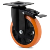 RODÍZIO GIRATÓRIO COM FREIO 5" SÉRIE 14 BLACK GLPBF 514 PU E - 43131332330500004800 COLSON RODÍZIO GIRATÓRIO COM FREIO 5" SÉRIE 14 BLACK GLPBF 514 PU E - 43131332330500004800 COLSON