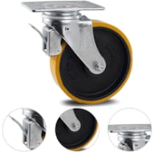 RODÍZIO GIRATÓRIO COM FREIO 6" SÉRIE 14 RODA PU GLPF 614 PF E - 33140320140500000474 COLSON RODÍZIO GIRATÓRIO COM FREIO 6" SÉRIE 14 RODA PU GLPF 614 PF E - 33140320140500000474 COLSON