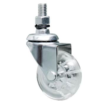 RODÍZIO GIRATÓRIO ESPIGA 2" RODA EM PVC GEL CRISTAL GLE 210 PVC - 43040080332400003908 COLSON RODÍZIO GIRATÓRIO ESPIGA 2" RODA EM PVC GEL CRISTAL GLE 210 PVC - 43040080332400003908 COLSON