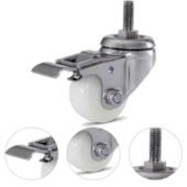 RODÍZIO GIRATÓRIO SÉRIE 10 INOX ESPIGA FREIO RODA DE NYLON GLEIF 210 NY FP - 43040420480000003774 COLSON RODÍZIO GIRATÓRIO SÉRIE 10 INOX ESPIGA FREIO RODA DE NYLON GLEIF 210 NY FP - 43040420480000003774 COLSON