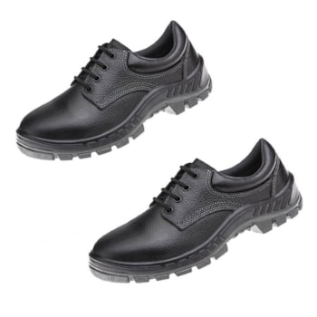 Sapato de Proteção com Cadarço feito em Couro Marluvas 50S29M-BP EPI Sapato de Proteção com Cadarço feito em Couro Marluvas 50S29M-BP EPI