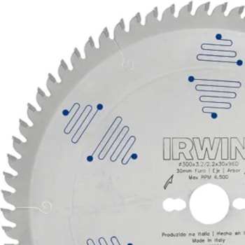 SERRA CIRCULAR 250X30X1,6MM 24 DENTES MARCENARIA - IRWIN 1863687