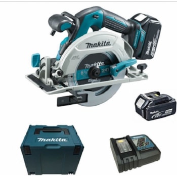 SERRA CIRCULAR A BATERIA 5.0AH 18V DHS680RTJ MAKITA Voltagem:127V