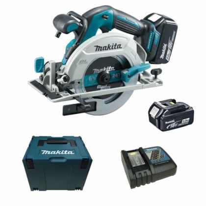 SERRA CIRCULAR A BATERIA 5.0AH 18V DHS680RTJ MAKITA Voltagem:127V