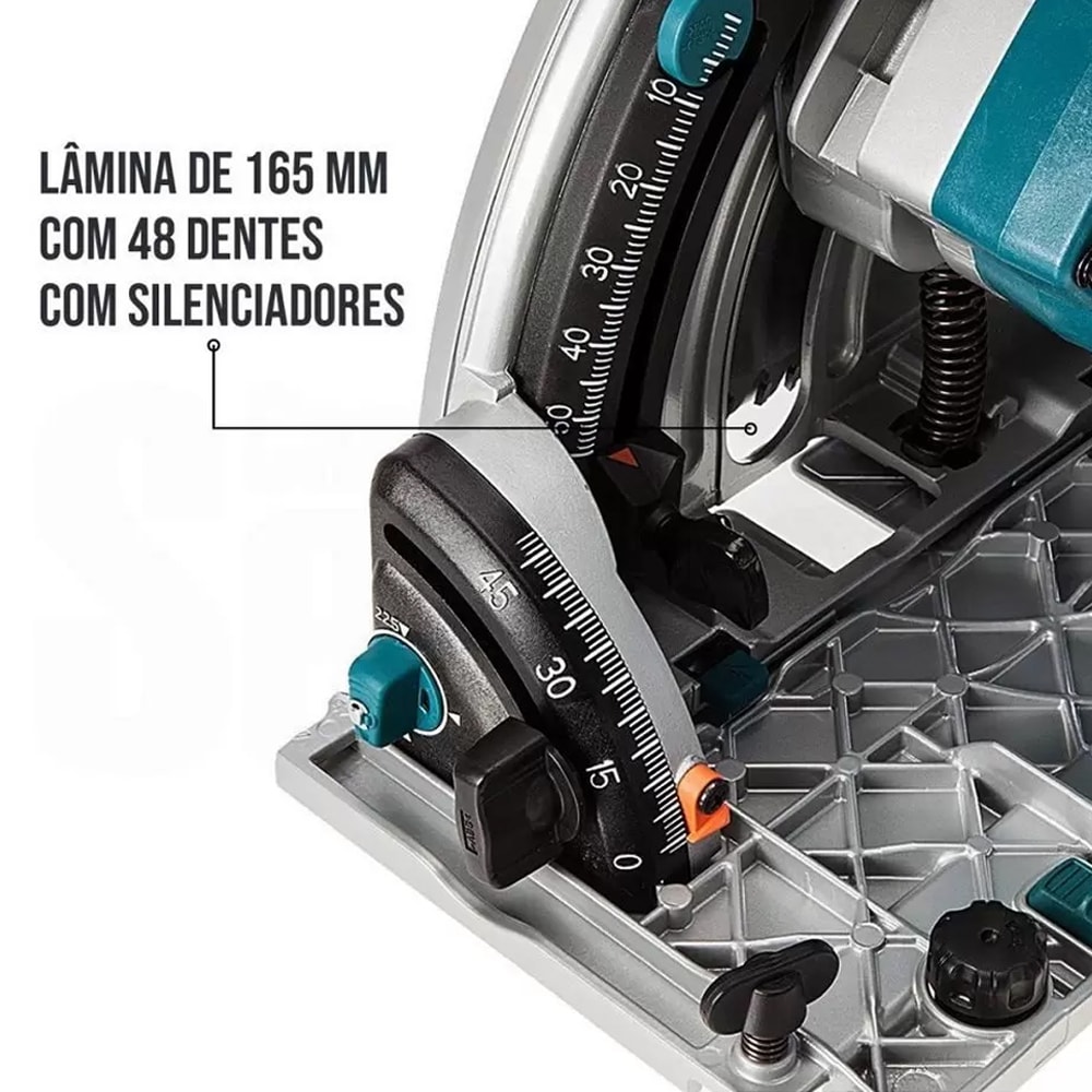 SERRA CIRCULAR PARA TRILHO 165 MM 6 1/2