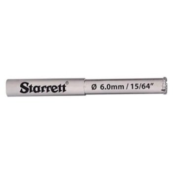 SERRA COPO DIAMANTADA 6 MM (15/64 POLEGADAS) - KD0006-S STARRETT